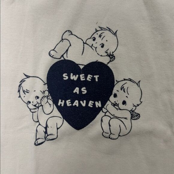John Galt Tiny Tee - Size Small - Blue "Sweet as Heaven" - Picture 3 of 4